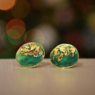 Cute green earrings
